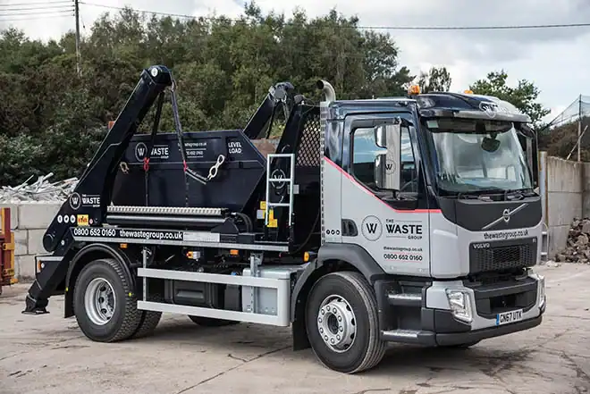 our service skip lorry
